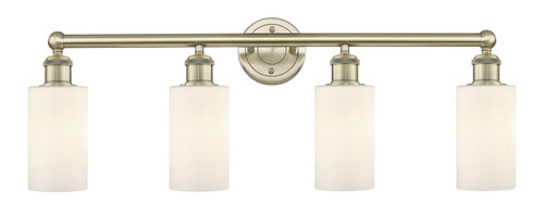 INNOVATIONS 616-4W-AB-G801 Clymer 4 30.875 inch Bath Vanity Light Antique Brass