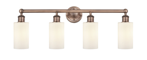 INNOVATIONS 616-4W-AC-G801 Clymer 4 30.875 inch Bath Vanity Light Antique Copper