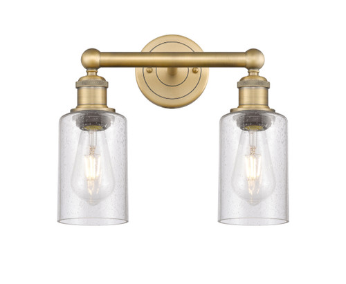 INNOVATIONS 616-2W-BB-G804 Clymer 2 12.875 inch Bath Vanity Light Brushed Brass