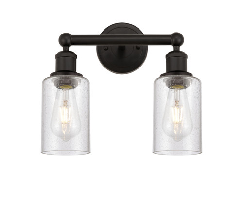 INNOVATIONS 616-2W-OB-G804 Clymer 2 12.875 inch Bath Vanity Light Oil Rubbed Bronze