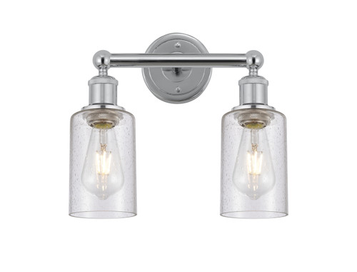 INNOVATIONS 616-2W-PC-G804 Clymer 2 12.875 inch Bath Vanity Light Polished Chrome
