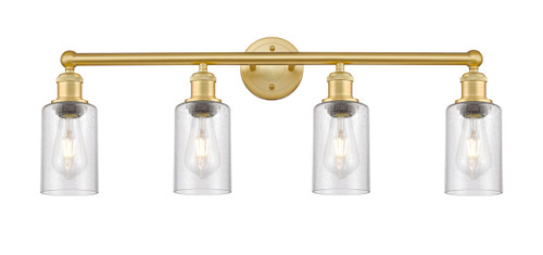 INNOVATIONS 616-4W-SG-G804 Clymer 4 30.875 inch Bath Vanity Light Satin Gold