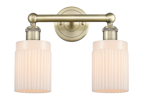 INNOVATIONS 616-2W-AB-G341 Hadley 2 13.5 inch Bath Vanity Light Antique Brass