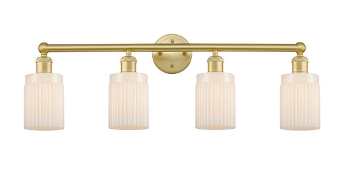 INNOVATIONS 616-4W-SG-G341 Hadley 4 31.5 inch Bath Vanity Light Satin Gold