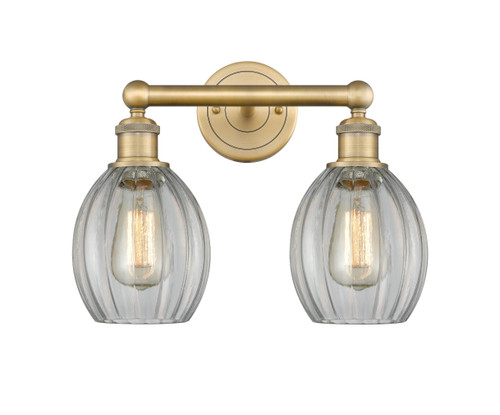 INNOVATIONS 616-2W-BB-G82 Eaton 2 14.5 inch Bath Vanity Light Brushed Brass
