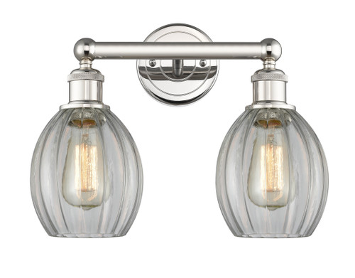 INNOVATIONS 616-2W-PN-G82 Eaton 2 14.5 inch Bath Vanity Light Polished Nickel
