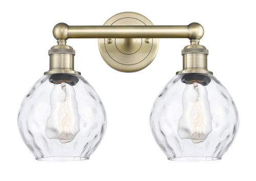 INNOVATIONS 616-2W-AB-G362 Waverly 2 15 inch Bath Vanity Light Antique Brass