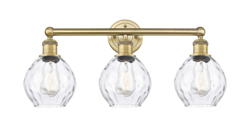INNOVATIONS 616-3W-BB-G362 Waverly 3 24 inch Bath Vanity Light Brushed Brass