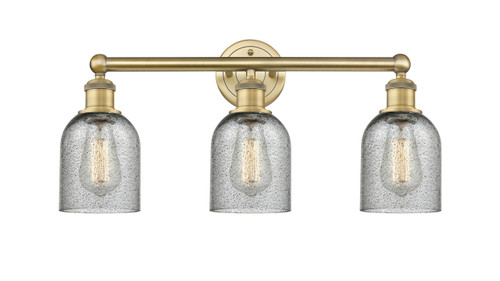 INNOVATIONS 616-3W-BB-G257 Caledonia 3 23 inch Bath Vanity Light Brushed Brass