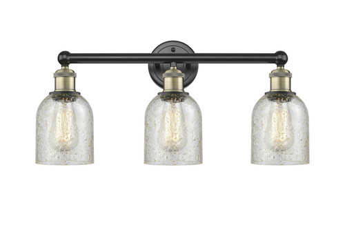 INNOVATIONS 616-3W-BAB-G259 Caledonia 3 23 inch Bath Vanity Light Black Antique Brass