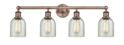 INNOVATIONS 616-4W-AC-G259 Caledonia 4 32 inch Bath Vanity Light Antique Copper