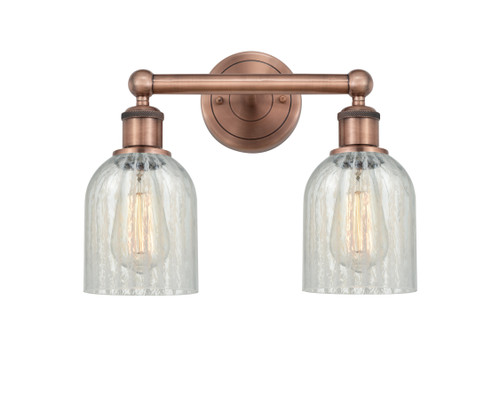 INNOVATIONS 616-2W-AC-G2511 Caledonia 2 14 inch Bath Vanity Light Antique Copper