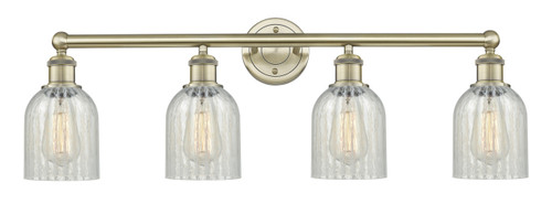 INNOVATIONS 616-4W-AB-G2511 Caledonia 4 32 inch Bath Vanity Light Antique Brass