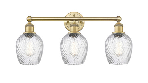 INNOVATIONS 616-3W-BB-G292 Salina 3 23 inch Bath Vanity Light Brushed Brass