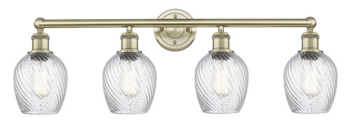 INNOVATIONS 616-4W-AB-G292 Salina 4 32 inch Bath Vanity Light Antique Brass