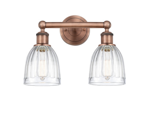 INNOVATIONS 616-2W-AC-G442 Brookfield 2 14.75 inch Bath Vanity Light Antique Copper