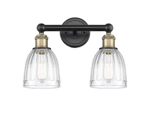INNOVATIONS 616-2W-BAB-G442 Brookfield 2 14.75 inch Bath Vanity Light Black Antique Brass