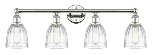INNOVATIONS 616-4W-PN-G442 Brookfield 4 32.75 inch Bath Vanity Light Polished Nickel