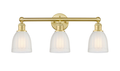 INNOVATIONS 616-3W-SG-G441 Brookfield 3 23.75 inch Bath Vanity Light Satin Gold