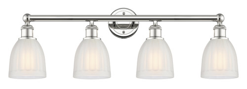 INNOVATIONS 616-4W-PN-G441 Brookfield 4 32.75 inch Bath Vanity Light Polished Nickel
