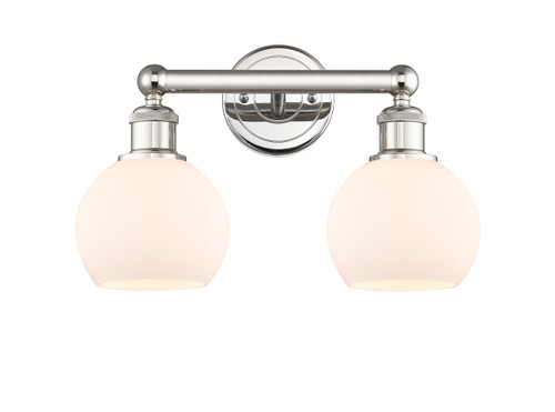 INNOVATIONS 616-2W-PN-G121-6 Athens 2 15 inch Bath Vanity Light Polished Nickel