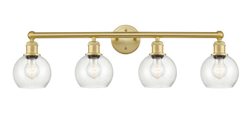 INNOVATIONS 616-4W-SG-G124-6 Athens 4 33 inch Bath Vanity Light Satin Gold