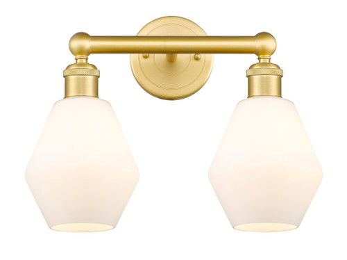 INNOVATIONS 616-2W-SG-G651-6 Cindyrella 2 15 inch Bath Vanity Light Satin Gold