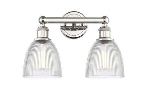 INNOVATIONS 616-2W-PN-G382 Castile 2 15 inch Bath Vanity Light Polished Nickel