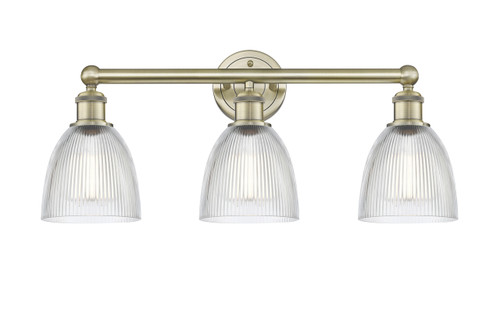 INNOVATIONS 616-3W-AB-G382 Castile 3 24 inch Bath Vanity Light Antique Brass
