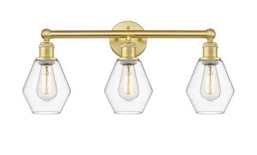 INNOVATIONS 616-3W-SG-G652-6 Cindyrella 3 24 inch Bath Vanity Light Satin Gold