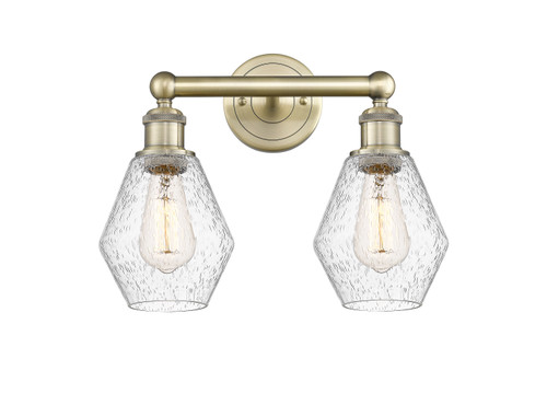 INNOVATIONS 616-2W-AB-G654-6 Cindyrella 2 15 inch Bath Vanity Light Antique Brass