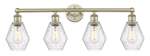 INNOVATIONS 616-4W-AB-G654-6 Cindyrella 4 33 inch Bath Vanity Light Antique Brass