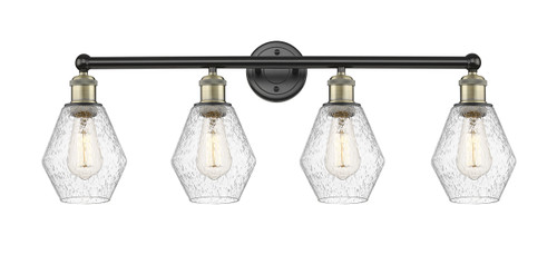 INNOVATIONS 616-4W-BAB-G654-6 Cindyrella 4 33 inch Bath Vanity Light Black Antique Brass