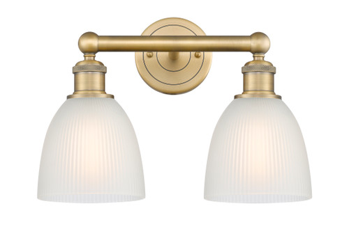 INNOVATIONS 616-2W-BB-G381 Castile 2 15 inch Bath Vanity Light Brushed Brass