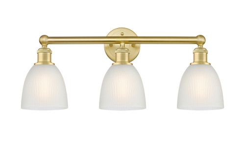 INNOVATIONS 616-3W-SG-G381 Castile 3 24 inch Bath Vanity Light Satin Gold