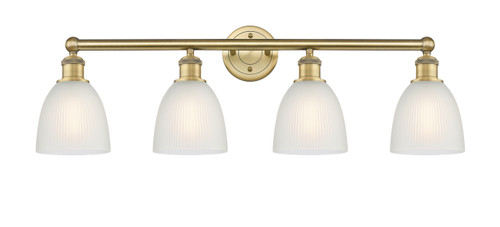 INNOVATIONS 616-4W-BB-G381 Castile 4 33 inch Bath Vanity Light Brushed Brass