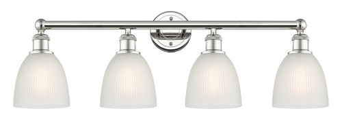 INNOVATIONS 616-4W-PN-G381 Castile 4 33 inch Bath Vanity Light Polished Nickel