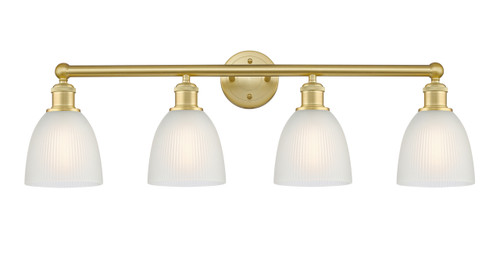INNOVATIONS 616-4W-SG-G381 Castile 4 33 inch Bath Vanity Light Satin Gold