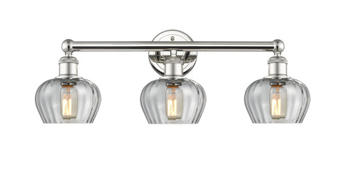 INNOVATIONS 616-3W-PN-G92 Fenton 3 24.5 inch Bath Vanity Light Polished Nickel