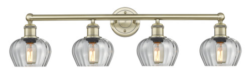 INNOVATIONS 616-4W-AB-G92 Fenton 4 33.5 inch Bath Vanity Light Antique Brass
