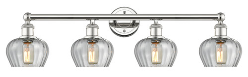 INNOVATIONS 616-4W-PN-G92 Fenton 4 33.5 inch Bath Vanity Light Polished Nickel