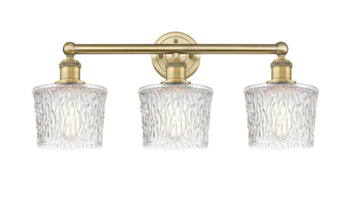 INNOVATIONS 616-3W-BB-G402 Niagra 3 24.5 inch Bath Vanity Light Brushed Brass