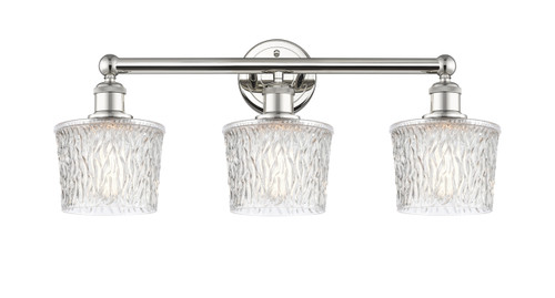 INNOVATIONS 616-3W-PN-G402 Niagra 3 24.5 inch Bath Vanity Light Polished Nickel