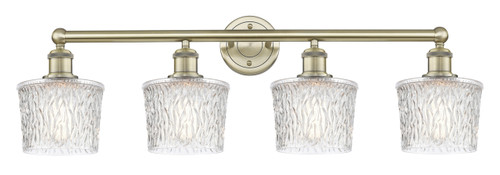 INNOVATIONS 616-4W-AB-G402 Niagra 4 33.5 inch Bath Vanity Light Antique Brass