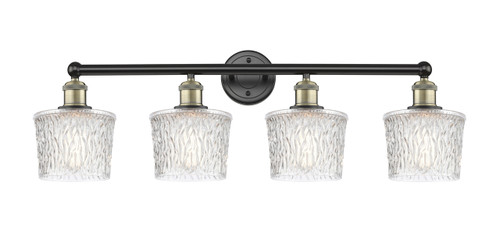 INNOVATIONS 616-4W-BAB-G402 Niagra 4 33.5 inch Bath Vanity Light Black Antique Brass