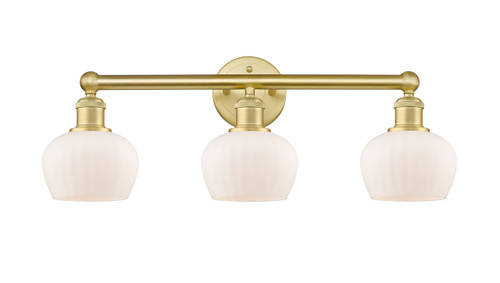 INNOVATIONS 616-3W-SG-G91 Fenton 3 24.5 inch Bath Vanity Light Satin Gold