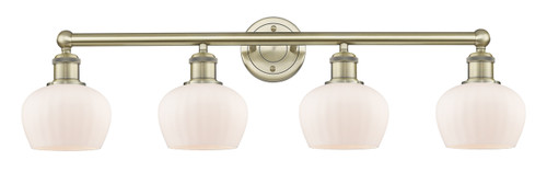 INNOVATIONS 616-4W-AB-G91 Fenton 4 33.5 inch Bath Vanity Light Antique Brass