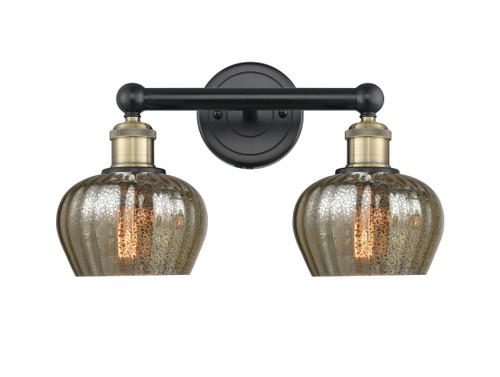 INNOVATIONS 616-2W-BAB-G96 Fenton 2 15.5 inch Bath Vanity Light Black Antique Brass