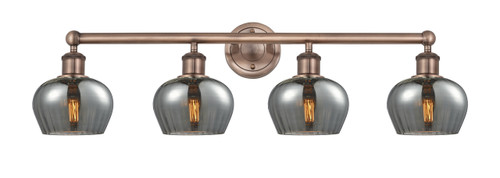 INNOVATIONS 616-4W-AC-G93 Fenton 4 33.5 inch Bath Vanity Light Antique Copper