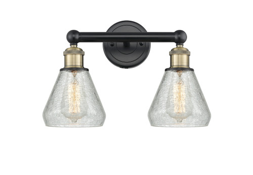 INNOVATIONS 616-2W-BAB-G275 Conesus 2 15 inch Bath Vanity Light Black Antique Brass INNOVATIONS 616-2W-BAB-G275 Conesus 2 15 inch Bath Vanity Light Black Antique Brass